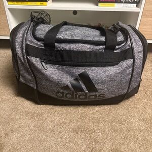 Adidas gray gym duffel